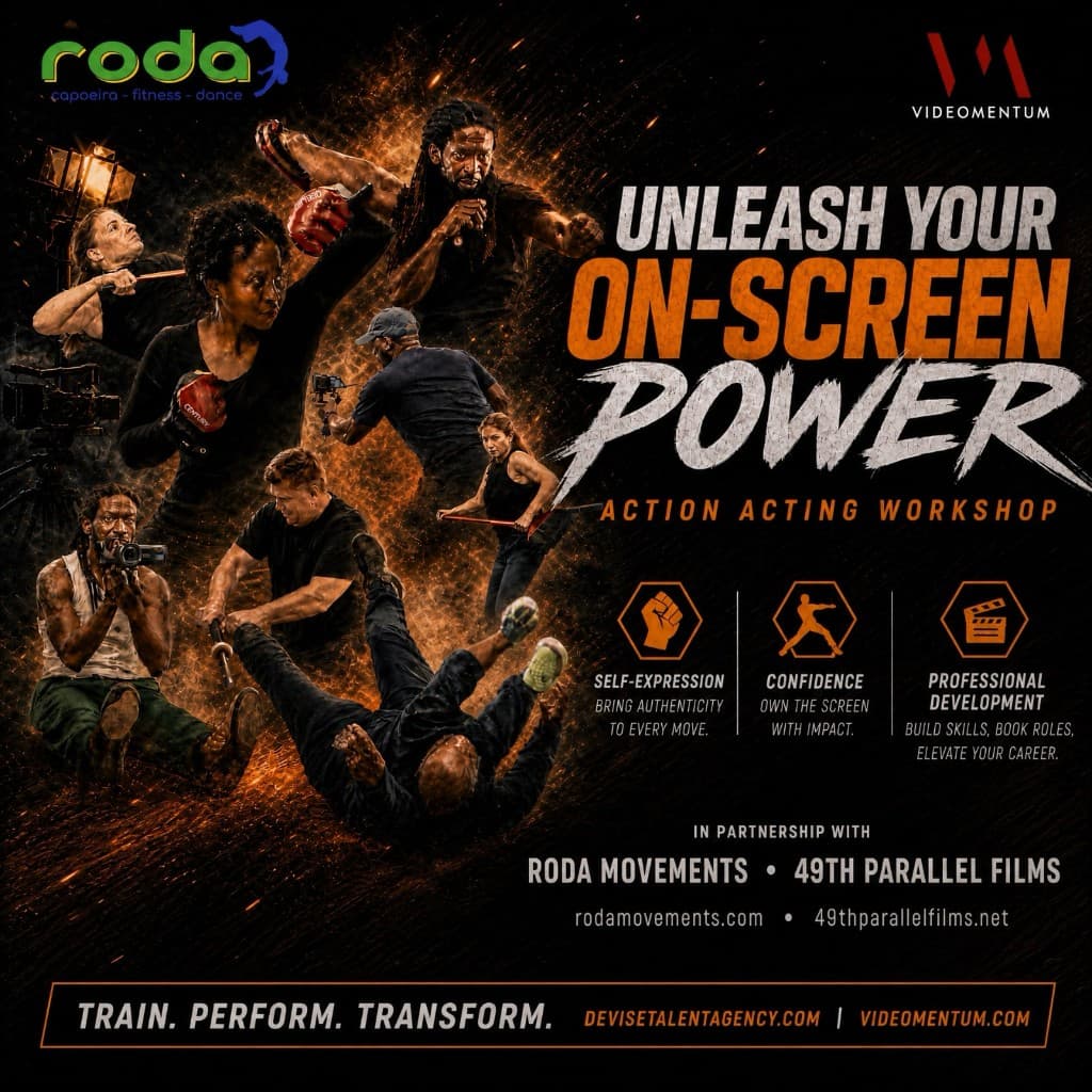 Unleash Your On-Screen Power — Action Acting Workshop poster